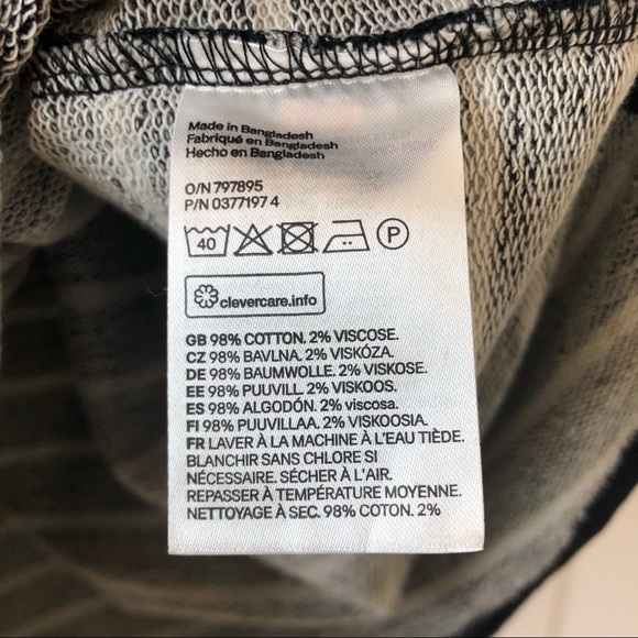 H&M Sweater Dress (Gray/Black) - Picture 6 of 6